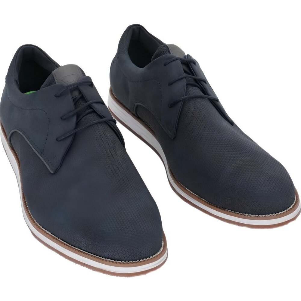 VANCE Blaine Embossed Men's Casual Dress Shoes Blue 11.5M